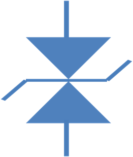 圖六 : 雙向TVS 符號